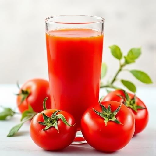 Suco natural de tomate